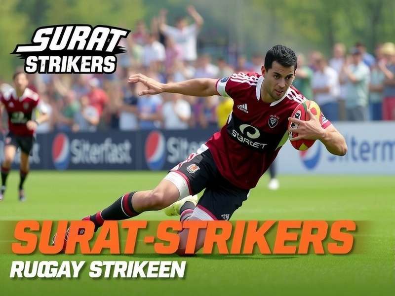 Surat Strikers Rugby Game Action